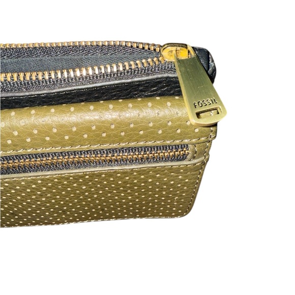 FOSSIL PRESTON PERFORATED LEATHER WALLET - Picture 8 of 8
